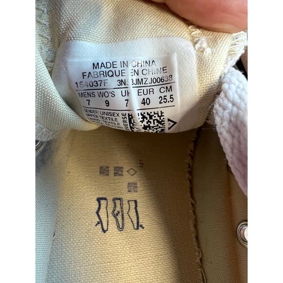 Converse Chuck Taylor All Star Low Top Lace Up Metallic Sunset Sneakers W9 M7 - Picture 9 of 10